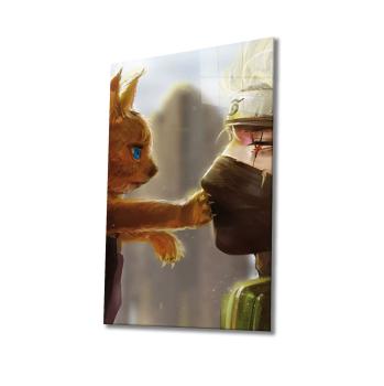 Manga Movie Art Design rectangular special Glass Picture!