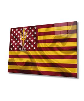 Arizona State Sun Devils Art Design rectangular special Glass Picture!