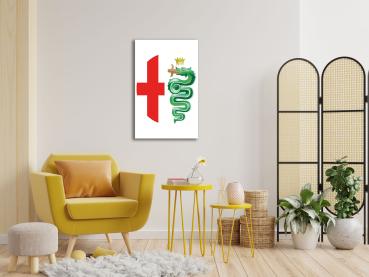 Alfa Romeo Art Design rectangular special Glass Picture!
