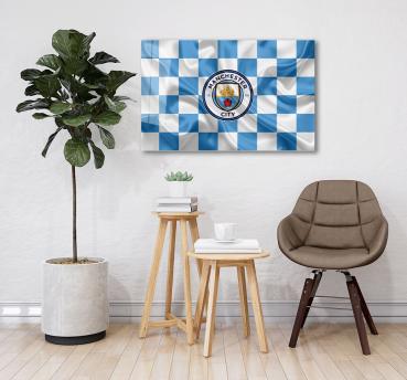 Manchester City FC Art Design rectangular special Glass Picture!