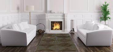 Luxury rechteckiger Teppich!
