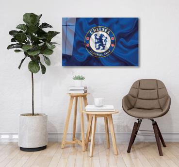 Chelsea FC Art Design rectangular special Glass Picture!