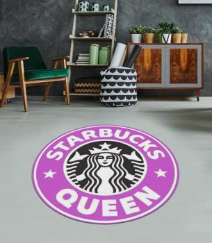 Starbucks Queen Coffee round carpet!