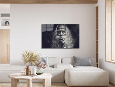 Indian old man Art Design rectangular special Glass Picture!