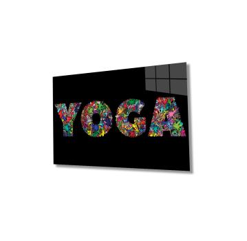 Yoga Art Design rectangular special Glass Picture!