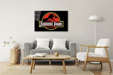 Jurassic Park Art Design rectangular special Glass Picture!