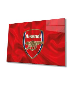 Arsenal FC Art Design rectangular special Glass Picture!