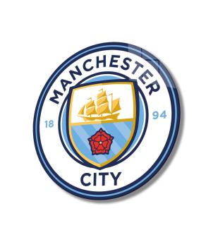 Manchester City FC Art Design round special Glass Picture!