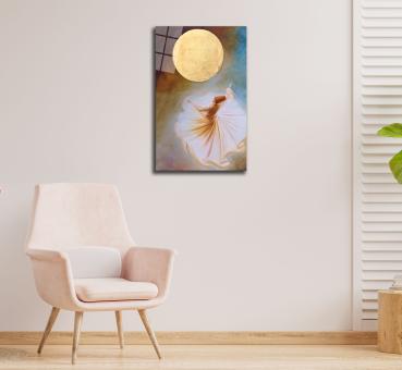 Whirling dervish Art Design rectangular special Glass Picture!