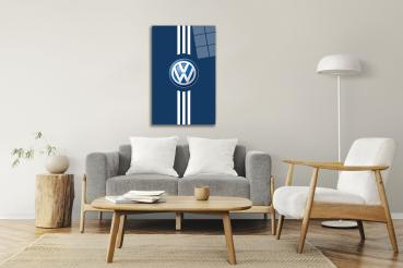 VW Volkswagen Art Design rectangular special Glass Picture!